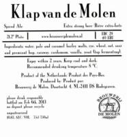 Brouwerij De Molen, Klap van de Molen