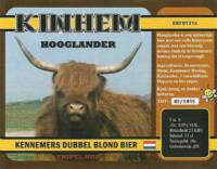 Brouwerij Kinhem, Hooglander Kennemers Dubbel Blond Bier Tripel Hop