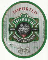 United Dutch Breweries, 3 Horses Imported Lager Beer