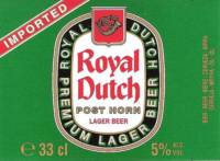 United Dutch Breweries, Royal Dutch Posthorn Premium Lager Beer Imported