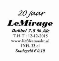 Bierbrouwerij Kasparus, Le Mirage 20 jaar