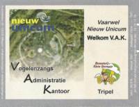 Brouwerij Klein Duimpje, Nieuw Unicum Vogelenzangs Administratie Kantoor Tripel