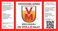 Bierbrouwerij De Volle Maat, Hoogblond
