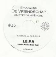 Brouwerij De Vriendschap, I.E.P.A. India Extra Pale Ale