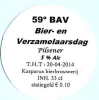 Bierbrouwerij Kasparus, 59e BAV Bier- en Verzamelaarsdag