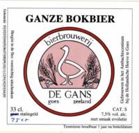 Bierbrouwerij de Gans, Ganze Bokbier