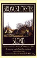 Bronckhorster Brewing Company , Bronckhorster Blond