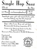 Brouwerij De Molen, Single Hop Saaz