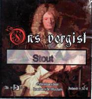 Brouwerij De Markies, Ons Vergist Stout