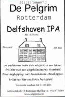 Stadsbrouwerij De Pelgrim, Delfshaven IPA
