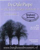 Berghoeve Brouwerij, De Oale Piepe Old School Porter met Brett