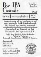 Brouwerij De Molen, Rye IPA Cascade