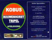 Stadsbierbrouwerij Apeldoorn, Kobus Rouwenhorst Tripel