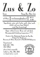Brouwerij De Molen, Zus & Zo