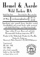 Brouwerij De Molen, Hemel & Aarde Wild Turkey BA