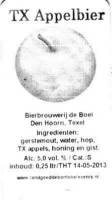 Brouwerij de Boei, TX Appelbier