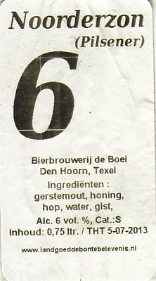 Brouwerij de Boei, Noorderzon 6 Pilsener