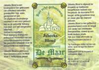 Dorpsbrouwerij De Maar, Jabeeks Blond