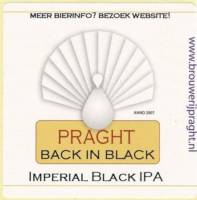 Bierbrouwerij Praght, Back in Black Imperial Black IPA