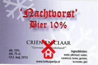 Bierbrouwerij 't Kuipertje, Crien en Claar Nachtvorst Bier 10%