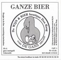 Bierbrouwerij de Gans, Ganze Bier
