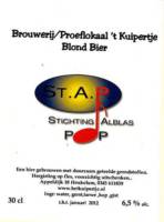 Bierbrouwerij 't Kuipertje, St.A.P. Stichting Alblas Pop