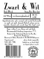Brouwerij De Molen, Zwart & Wit Dark IPA-ish