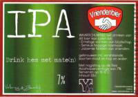 Vriendenbier, IPA