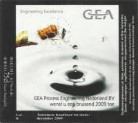 Maasland Brouwerij, GEA Proces Engineering Nederland BV wenst u een bruisend 2009 toe
