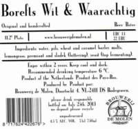 Brouwerij De Molen, Borefts Wit & Waarachtig