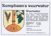 Stadsbrouwerij De Kemphaan BV, Kemphaan's Weerwater