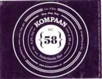 Kompaan Dutch Craft Beer Company, Kompaan nr 58