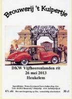 Bierbrouwerij 't Kuipertje, DKW Vijfheerenlanden rit 16 mei 2013