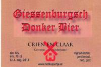 Bierbrouwerij 't Kuipertje, Crien en Claar Giessenburgsch Donker Bier