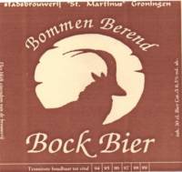 Stadsbrouwerij Sint Martinus, Bommen Berend Bockbier