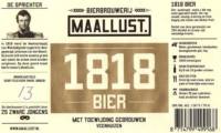 Bierbrouwerij Maallust, 1818