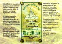 Dorpsbrouwerij De Maar, Witte Juffer van de Lammedam
