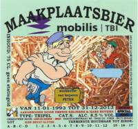 Jantje's Bieren Uden, Maakplaatsbier Mobilis TBI