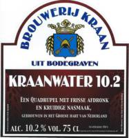 Brouwerij Kraan (Bodegraven), Kraanwater 10.2