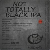 Hilldevils Beers, Not Totally Black IPA