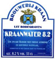 Brouwerij Kraan (Bodegraven), Kraanwater 8.2