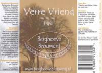 Berghoeve Brouwerij, Verre Vriend Tripel