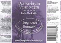Berghoeve Brouwerij, Donkerbruin Vermoeden India Black Ale