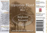 Berghoeve Brouwerij, Hammer Blont Blond