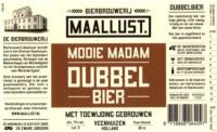 Bierbrouwerij Maallust, Mooie Madam Dubbel