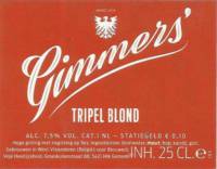 Brouwerij Vrije Heerlijckheid, Gimmers Tripel Blond