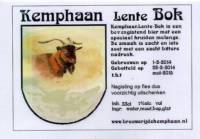 Stadsbrouwerij De Kemphaan BV, Kemphaan Lente Bok