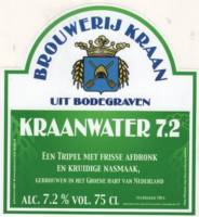 Brouwerij Kraan (Bodegraven), Kraanwater 7.2