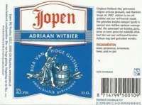 Jopen B.V., Adriaan Witbier
