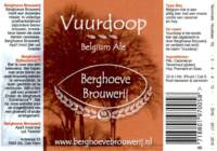 Berghoeve Brouwerij, Vuurdoop Belgium Ale